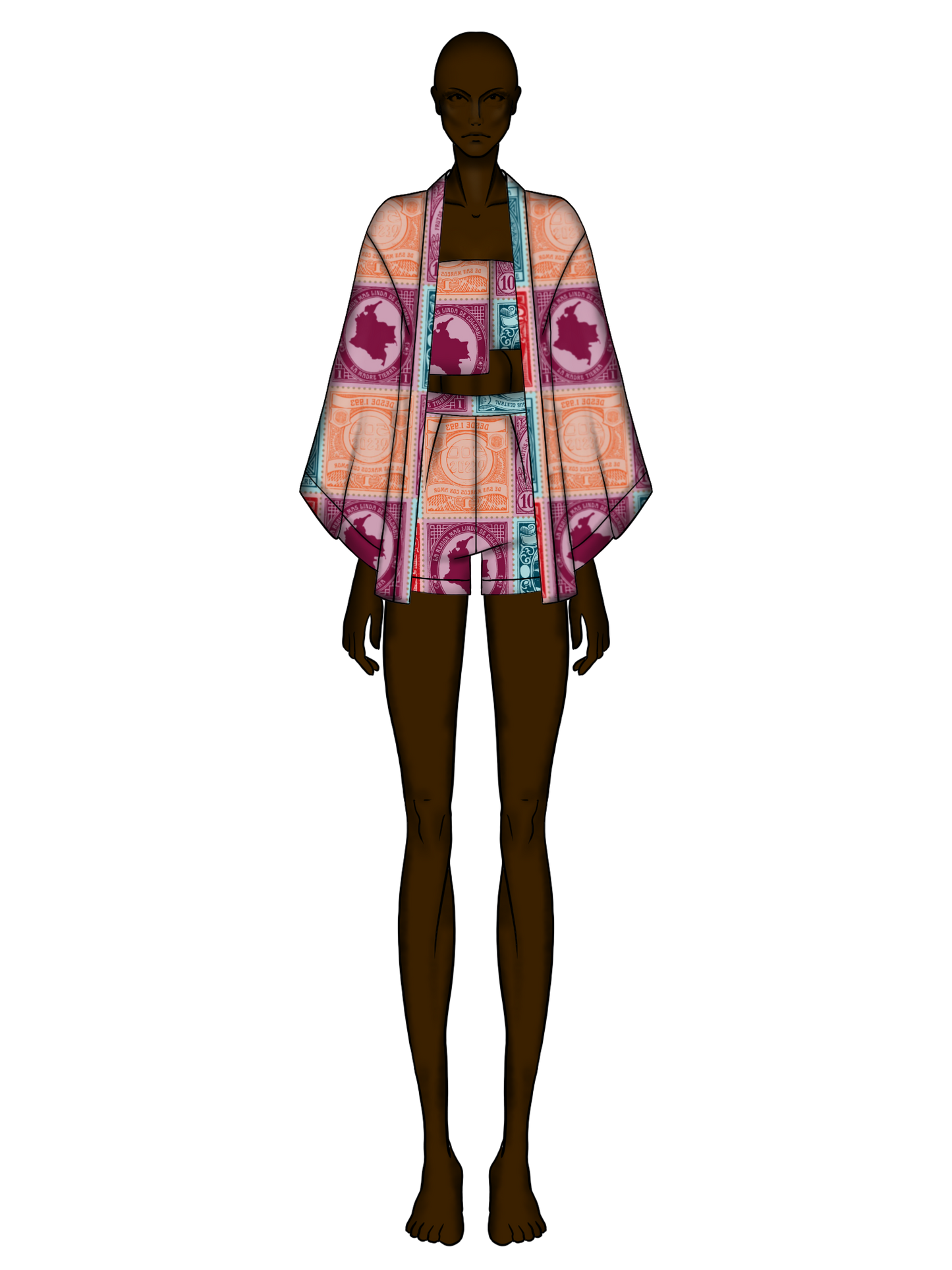 NARANJO KIMONO