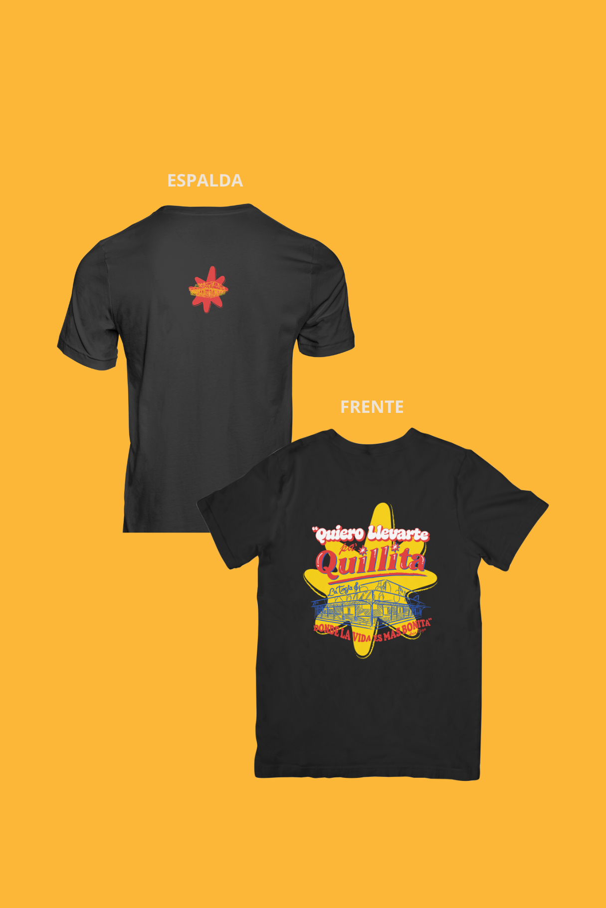 T-SHIRT QUILLITA  KIDS NEGRA