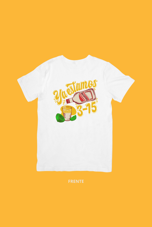 T-SHIRT 3-15 BLANCO HOMBRE