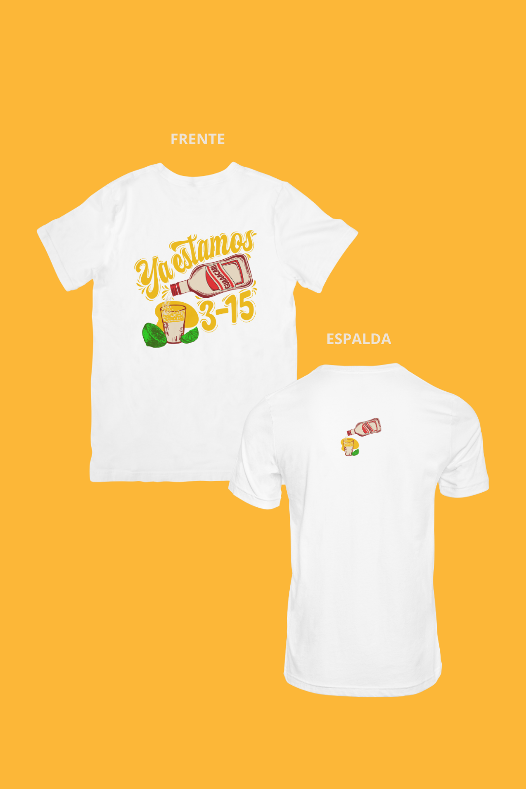 T-SHIRT 3-15 BLANCO HOMBRE