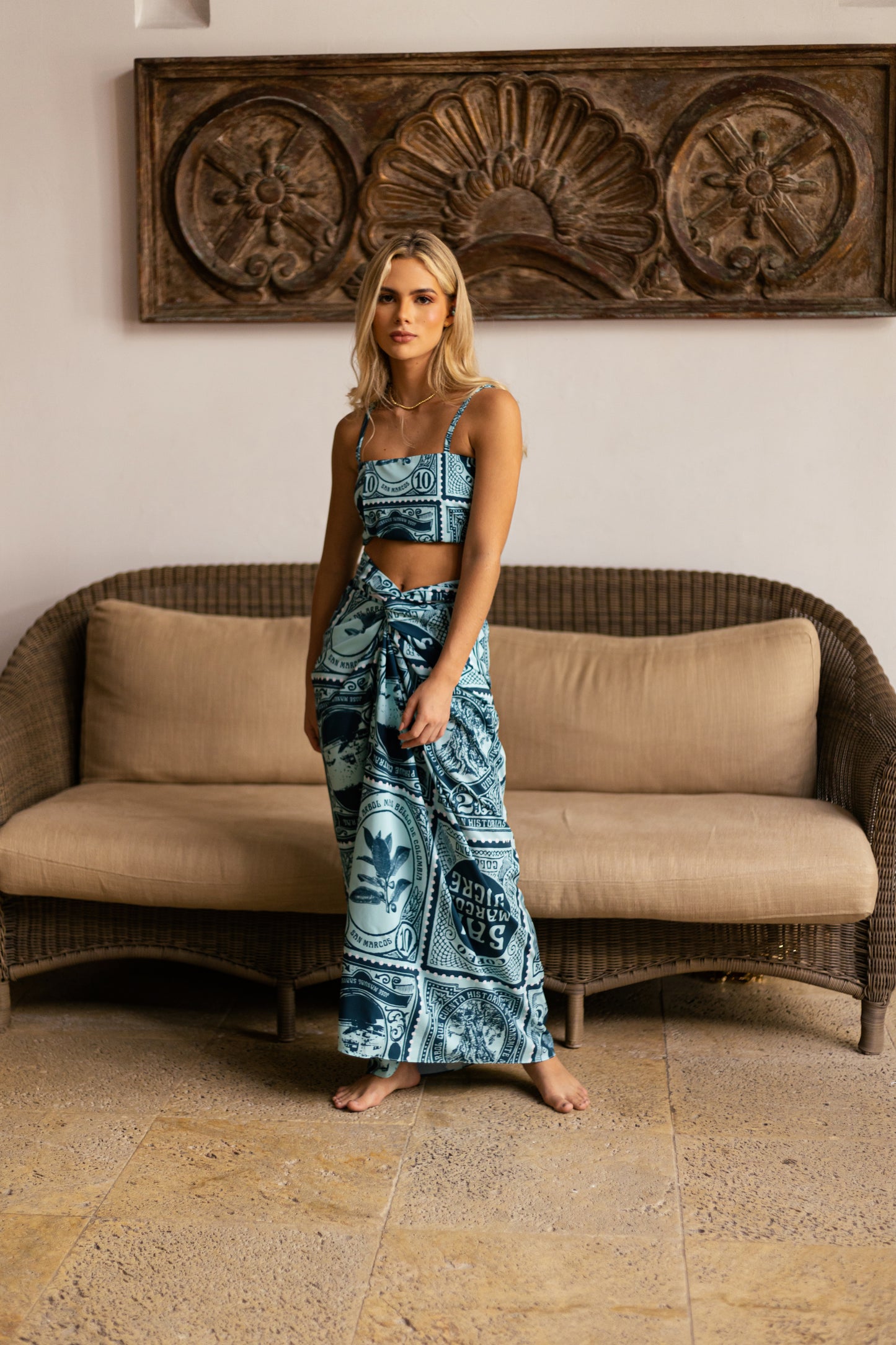 NARANJO CROP TOP